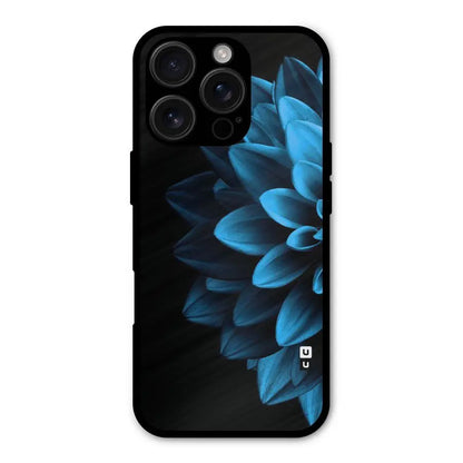 Half Blue Flower Shockproof Hybrid Protection (Metal + TPU) Back Case Cover CoversCart