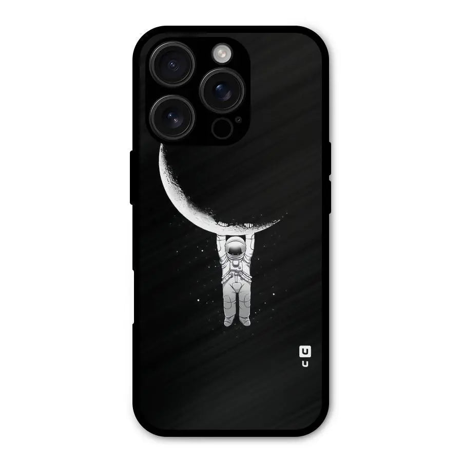 Hanging Astronaut Shockproof Hybrid Protection (Metal + TPU) Back Case Cover CoversCart