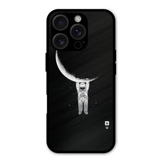 Hanging Astronaut Shockproof Hybrid Protection (Metal + TPU) Back Case Cover CoversCart