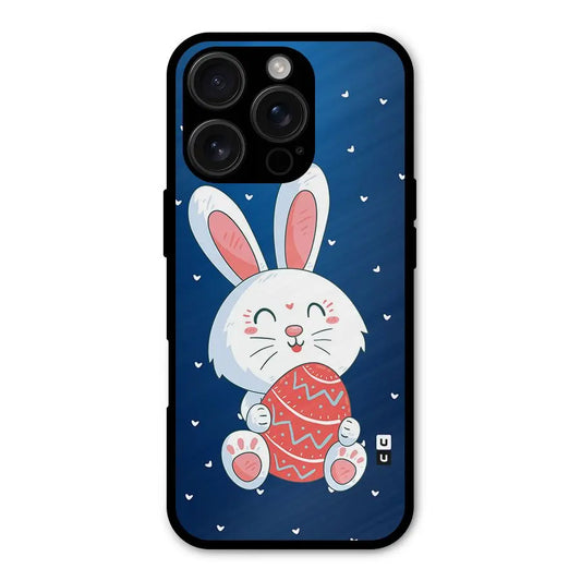 Happy Festive Bunny Shockproof Hybrid Protection (Metal + TPU) Back Case Cover CoversCart