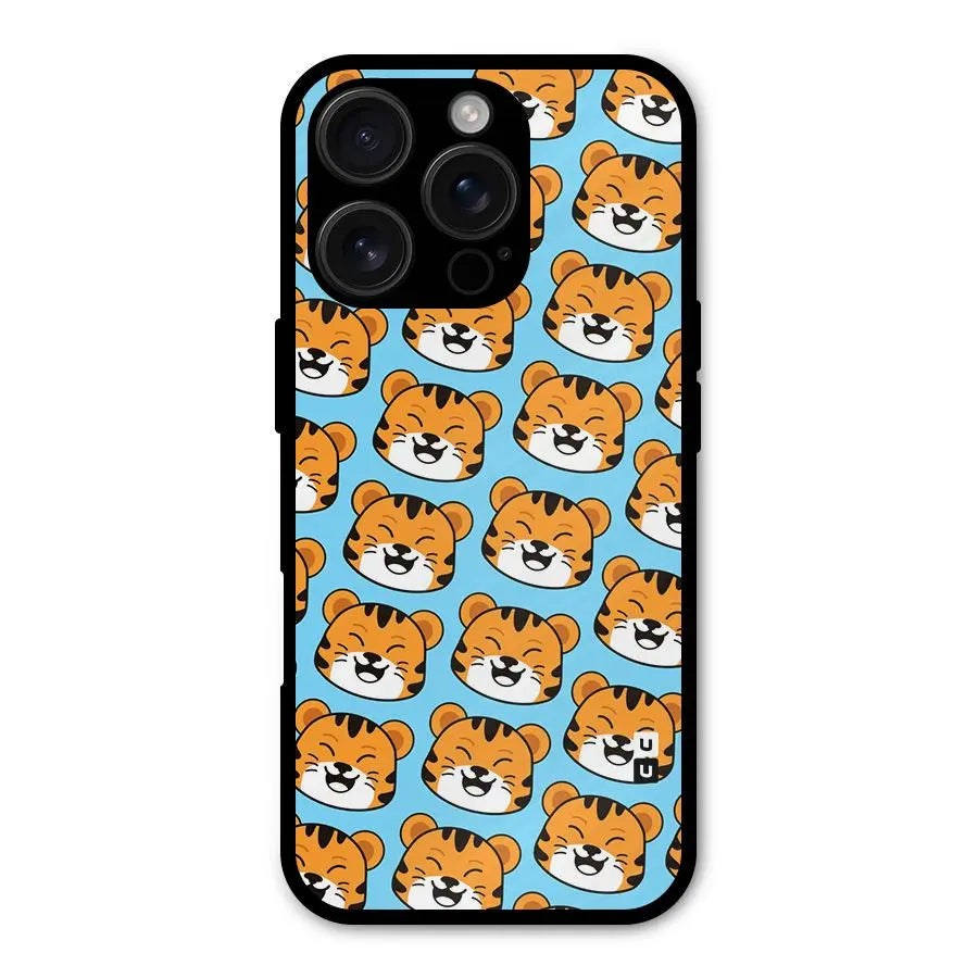 Happy Kitten Pattern Shockproof Hybrid Protection (Metal + TPU) Back Case Cover CoversCart