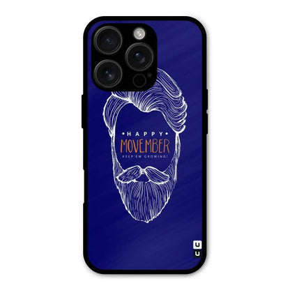 Happy Movember Blue Shockproof Hybrid Protection (Metal + TPU) Back Case Cover CoversCart