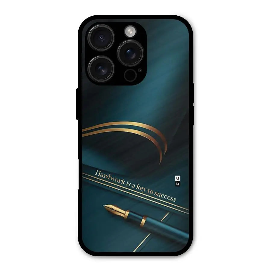 Hardwork Is Key Shockproof Hybrid Protection (Metal + TPU) Back Case Cover CoversCart