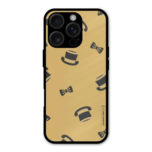 Hat and Bow Tie Shockproof Hybrid Protection (Metal + TPU) Back Case Cover CoversCart