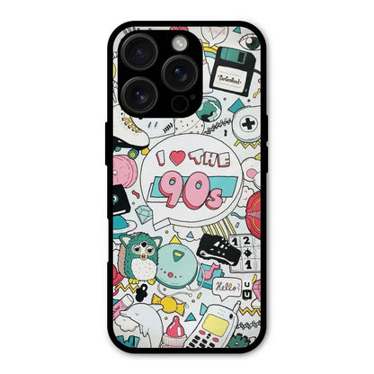 Heart 90s Shockproof Hybrid Protection (Metal + TPU) Back Case Cover CoversCart