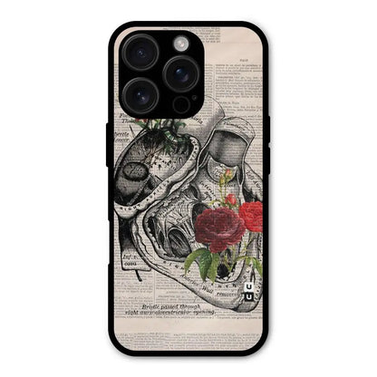 Heart Newspaper Shockproof Hybrid Protection (Metal + TPU) Back Case Cover CoversCart
