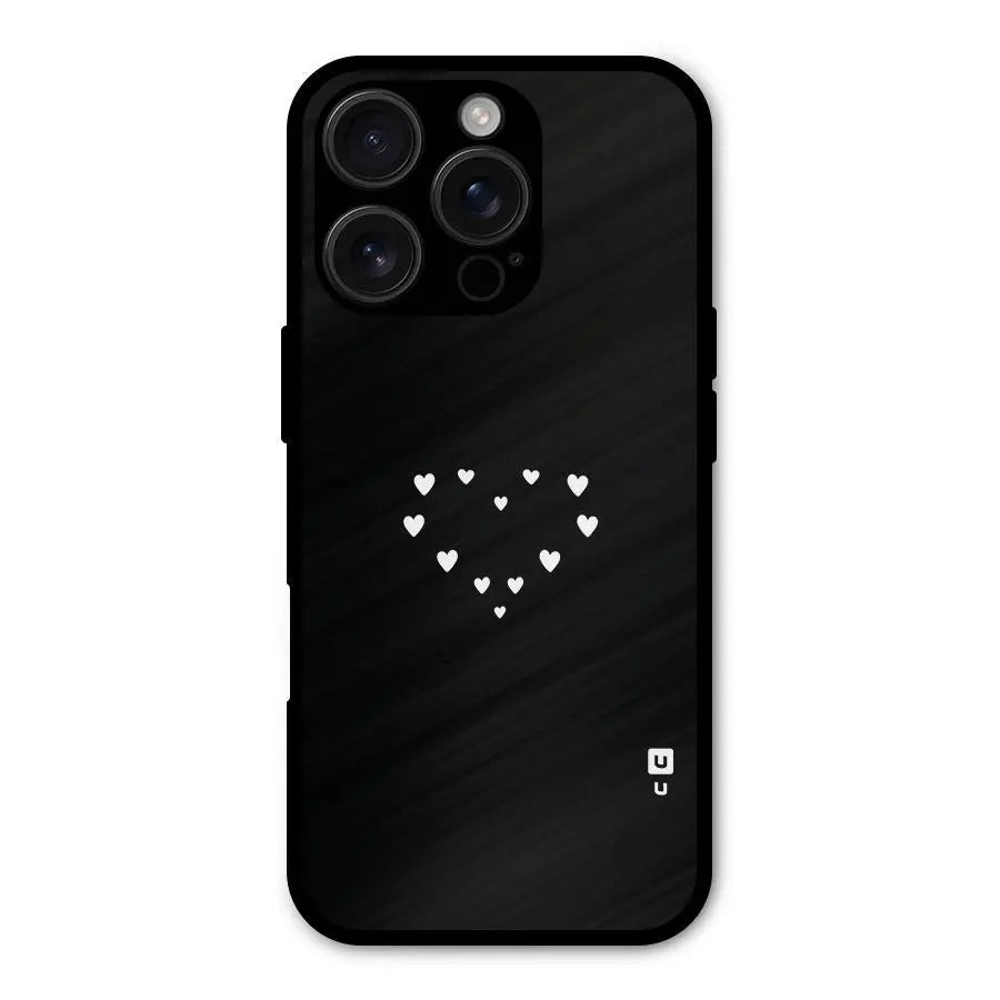 Heart of Hearts Shockproof Hybrid Protection (Metal + TPU) Back Case Cover CoversCart