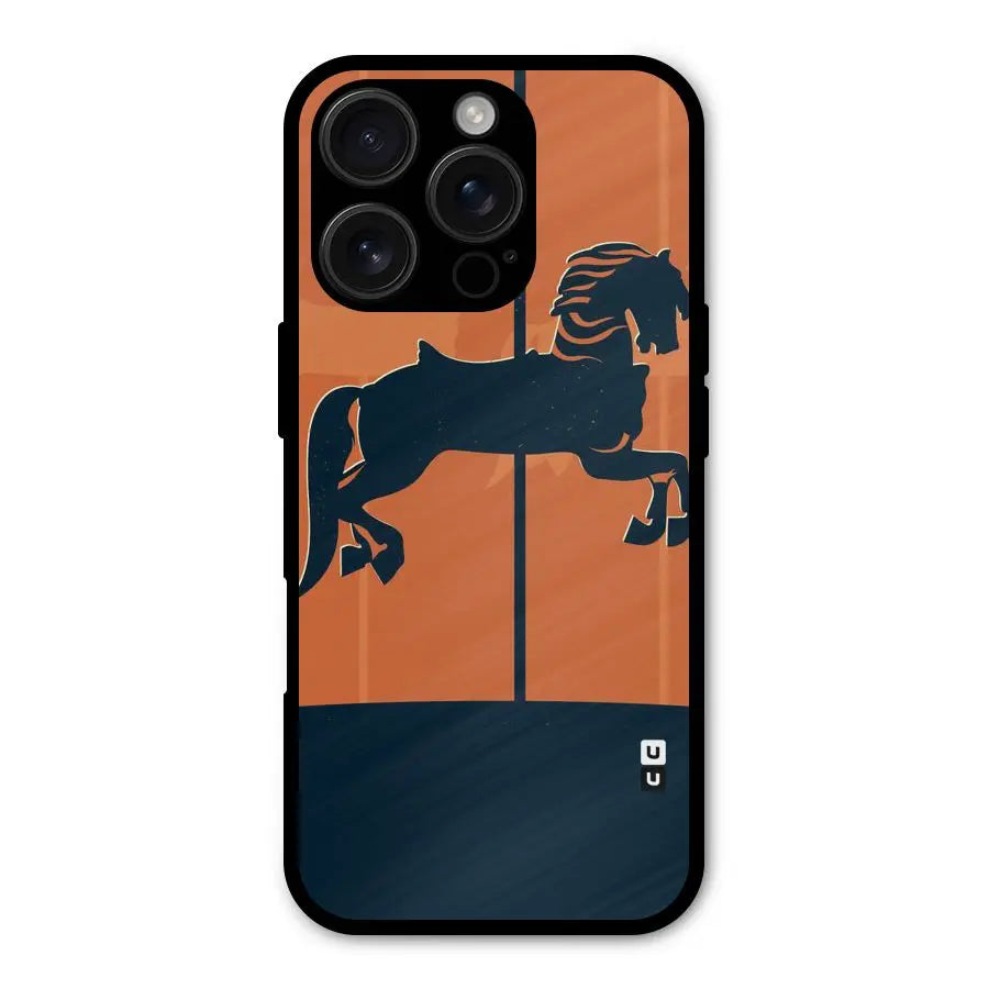 Horse Shockproof Hybrid Protection (Metal + TPU) Back Case Cover CoversCart