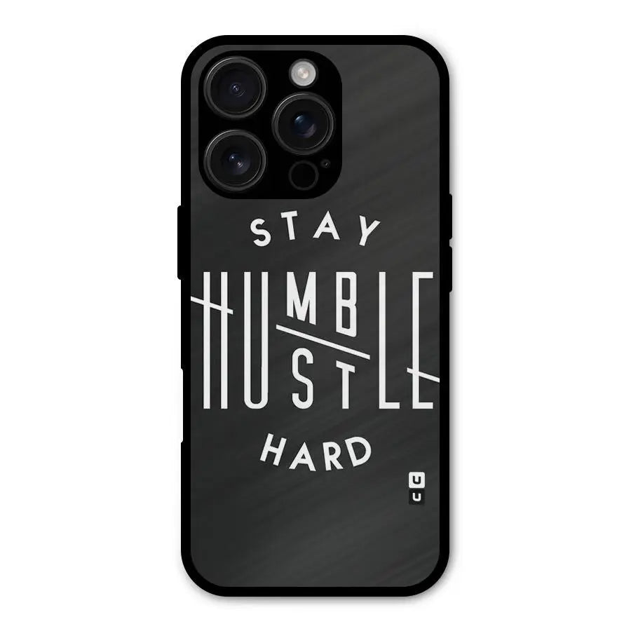 Hustle Hard Shockproof Hybrid Protection (Metal + TPU) Back Case Cover CoversCart