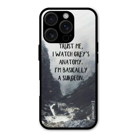 I Am A Surgeon Shockproof Hybrid Protection (Metal + TPU) Back Case Cover CoversCart