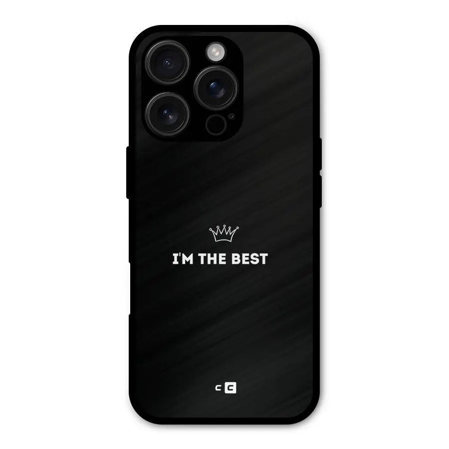 I Am The Best Shockproof Hybrid Protection (Metal + TPU) Back Case Cover CoversCart