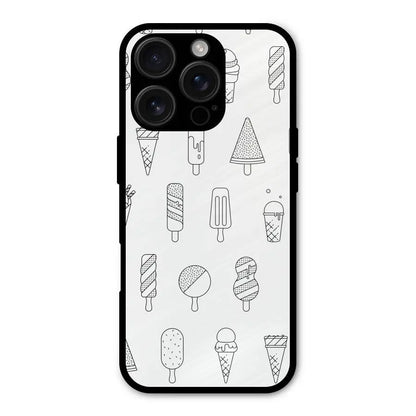 Ice Cream Lines Shockproof Hybrid Protection (Metal + TPU) Back Case Cover CoversCart