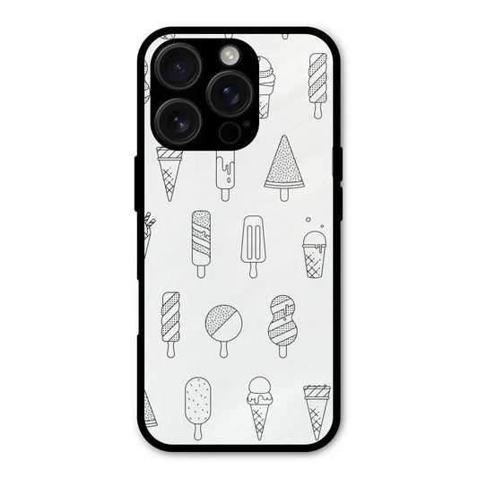 Ice Cream Lines Shockproof Hybrid Protection (Metal + TPU) Back Case Cover CoversCart