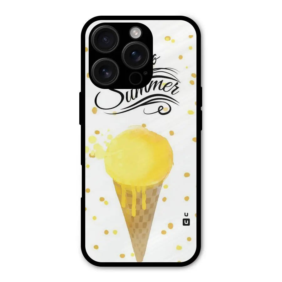 Ice Cream Summer Shockproof Hybrid Protection (Metal + TPU) Back Case Cover CoversCart