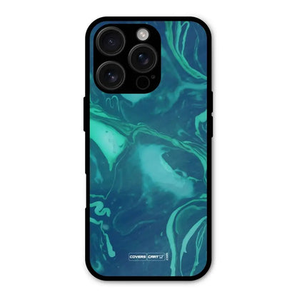 Jazzy Green Marble Texture Shockproof Hybrid Protection (Metal + TPU) Back Case Cover CoversCart