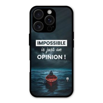 Just An Opinion Shockproof Hybrid Protection (Metal + TPU) Back Case Cover CoversCart