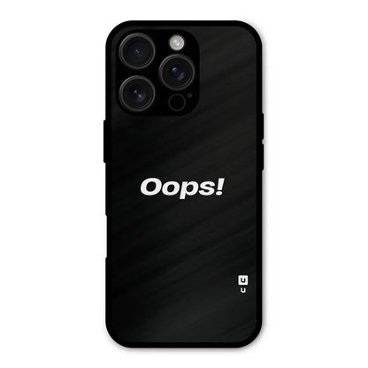 Just Oops Shockproof Hybrid Protection (Metal + TPU) Back Case Cover CoversCart