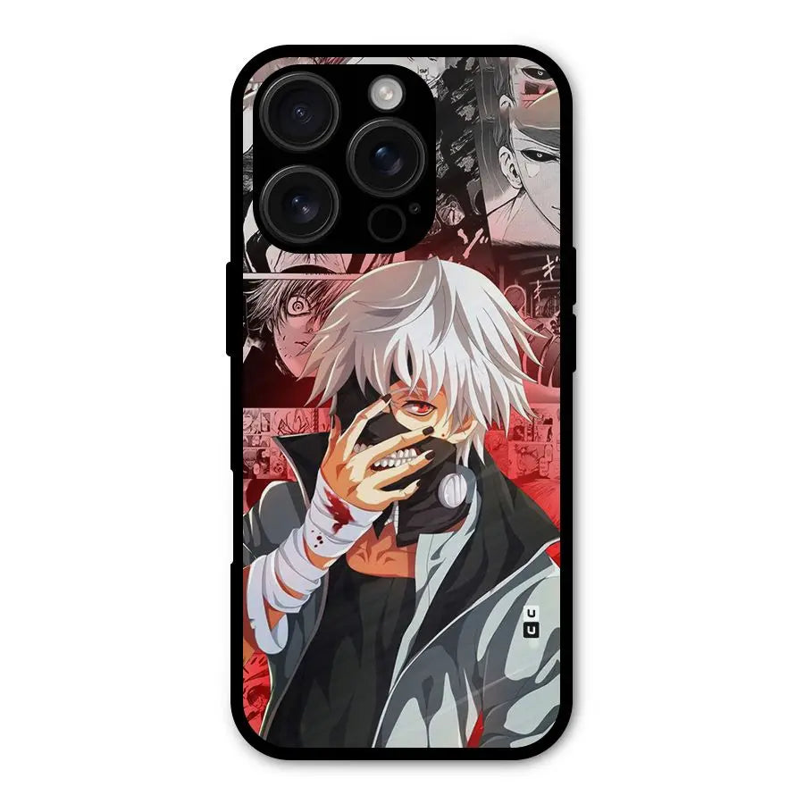 Kaneki Ken Manga Style Shockproof Hybrid Protection (Metal + TPU) Back Case Cover CoversCart