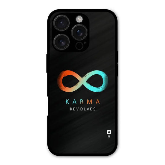 Karma Revolves Shockproof Hybrid Protection (Metal + TPU) Back Case Cover CoversCart