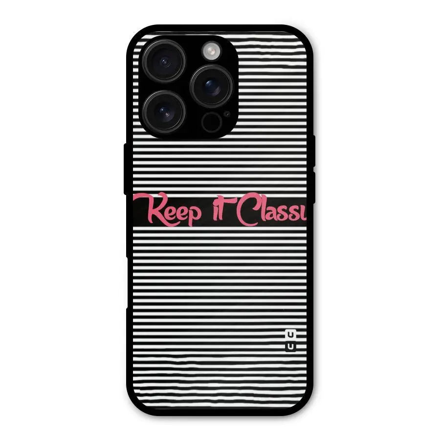 Keep It Classy Shockproof Hybrid Protection (Metal + TPU) Back Case Cover CoversCart