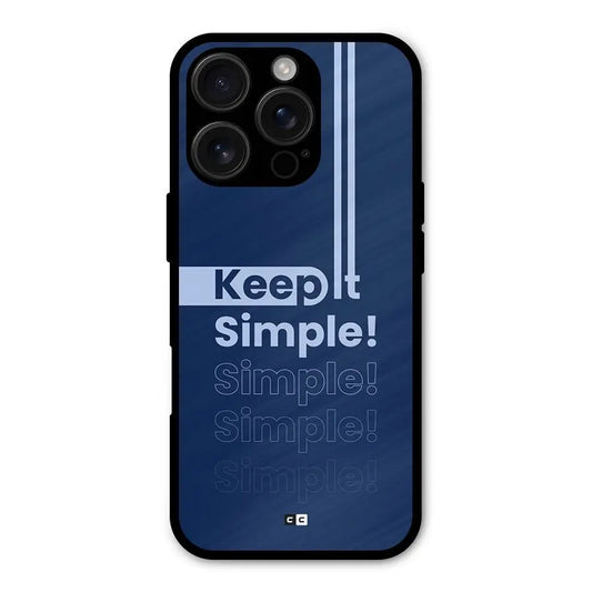Keep It Simple Shockproof Hybrid Protection (Metal + TPU) Back Case Cover CoversCart