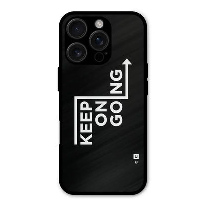 Keep On Going Shockproof Hybrid Protection (Metal + TPU) Back Case Cover CoversCart