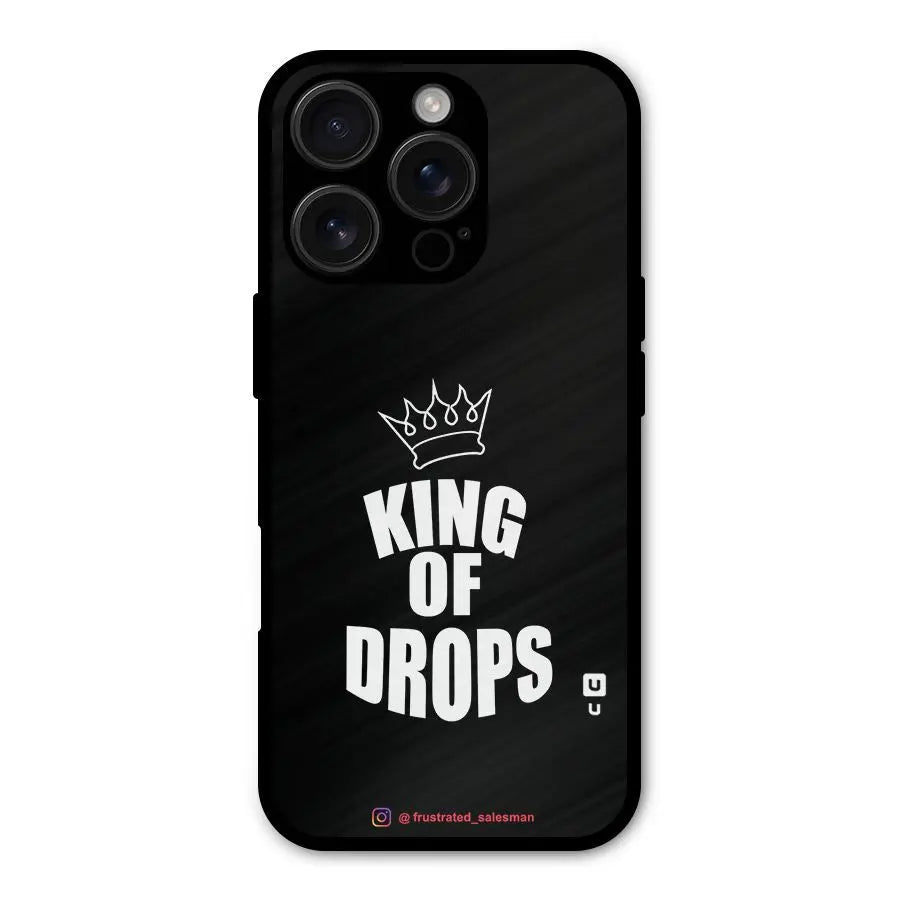 King of Drops Black Shockproof Hybrid Protection (Metal + TPU) Back Case Cover CoversCart