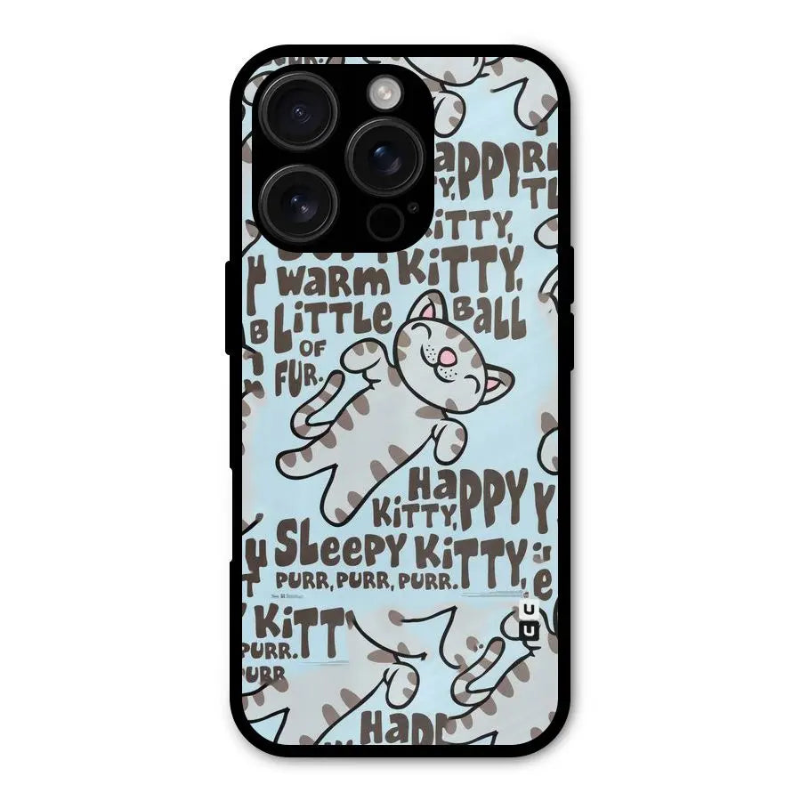 Kitty Pattern Shockproof Hybrid Protection (Metal + TPU) Back Case Cover CoversCart