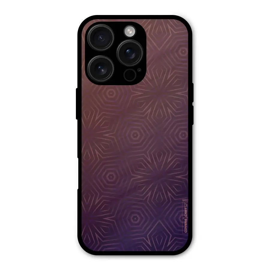 Lavish Purple Pattern Shockproof Hybrid Protection (Metal + TPU) Back Case Cover CoversCart