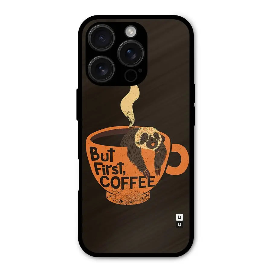 Lazy Coffee Shockproof Hybrid Protection (Metal + TPU) Back Case Cover CoversCart