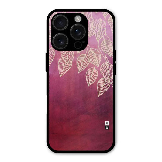 Leafy Outline Shockproof Hybrid Protection (Metal + TPU) Back Case Cover CoversCart