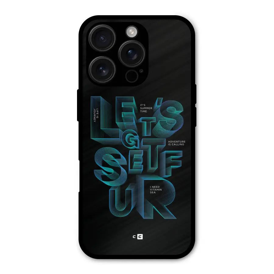 Lets Get Surf Shockproof Hybrid Protection (Metal + TPU) Back Case Cover CoversCart