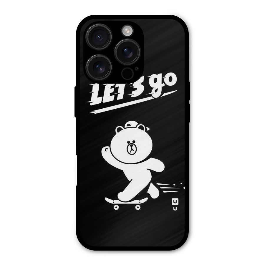 Lets Go Art Shockproof Hybrid Protection (Metal + TPU) Back Case Cover