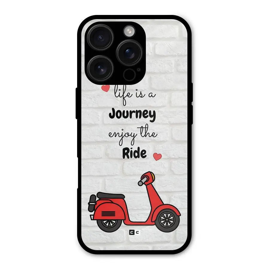 Life Is A Journey Shockproof Hybrid Protection (Metal + TPU) Back Case Cover CoversCart
