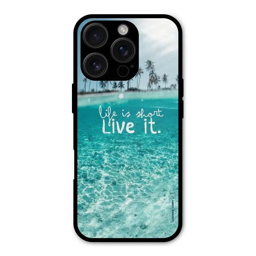 Life Is Short Shockproof Hybrid Protection (Metal + TPU) Back Case Cover CoversCart