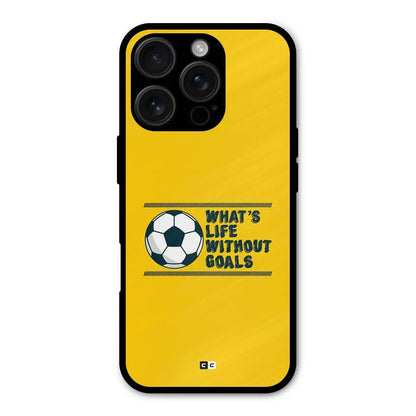 Life Without Goals Shockproof Hybrid Protection (Metal + TPU) Back Case Cover CoversCart