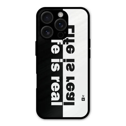 Life is Real Shockproof Hybrid Protection (Metal + TPU) Back Case Cover CoversCart