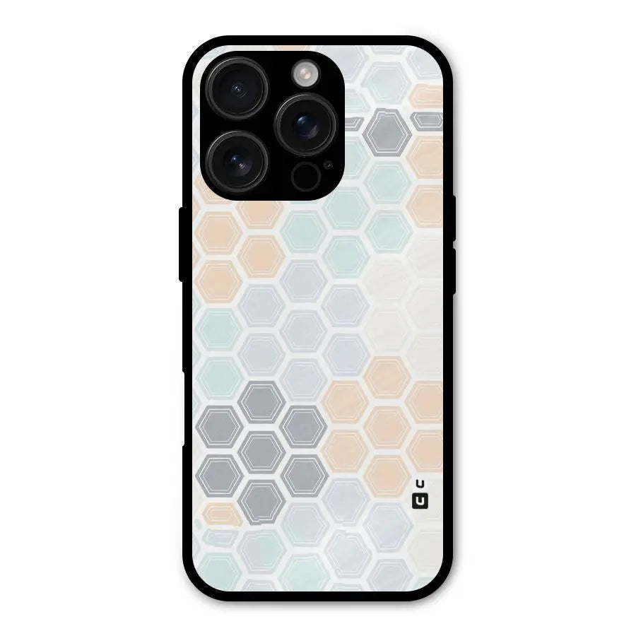 Light Hexagons Shockproof Hybrid Protection (Metal + TPU) Back Case Cover CoversCart