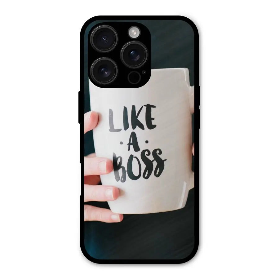 Like a Boss Shockproof Hybrid Protection (Metal + TPU) Back Case Cover CoversCart