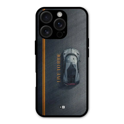 Live To Ride Shockproof Hybrid Protection (Metal + TPU) Back Case Cover CoversCart