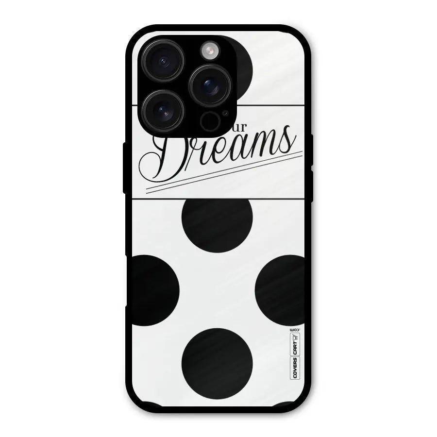 Live Your Dreams Shockproof Hybrid Protection (Metal + TPU) Back Case Cover CoversCart