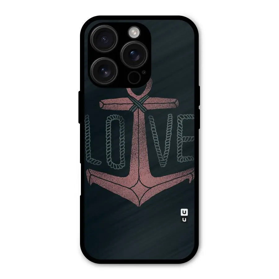 Love Anchor Form Shockproof Hybrid Protection (Metal + TPU) Back Case Cover CoversCart
