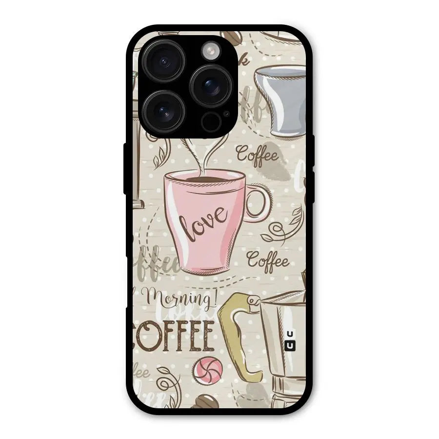 Love Coffee Design Shockproof Hybrid Protection (Metal + TPU) Back Case Cover CoversCart