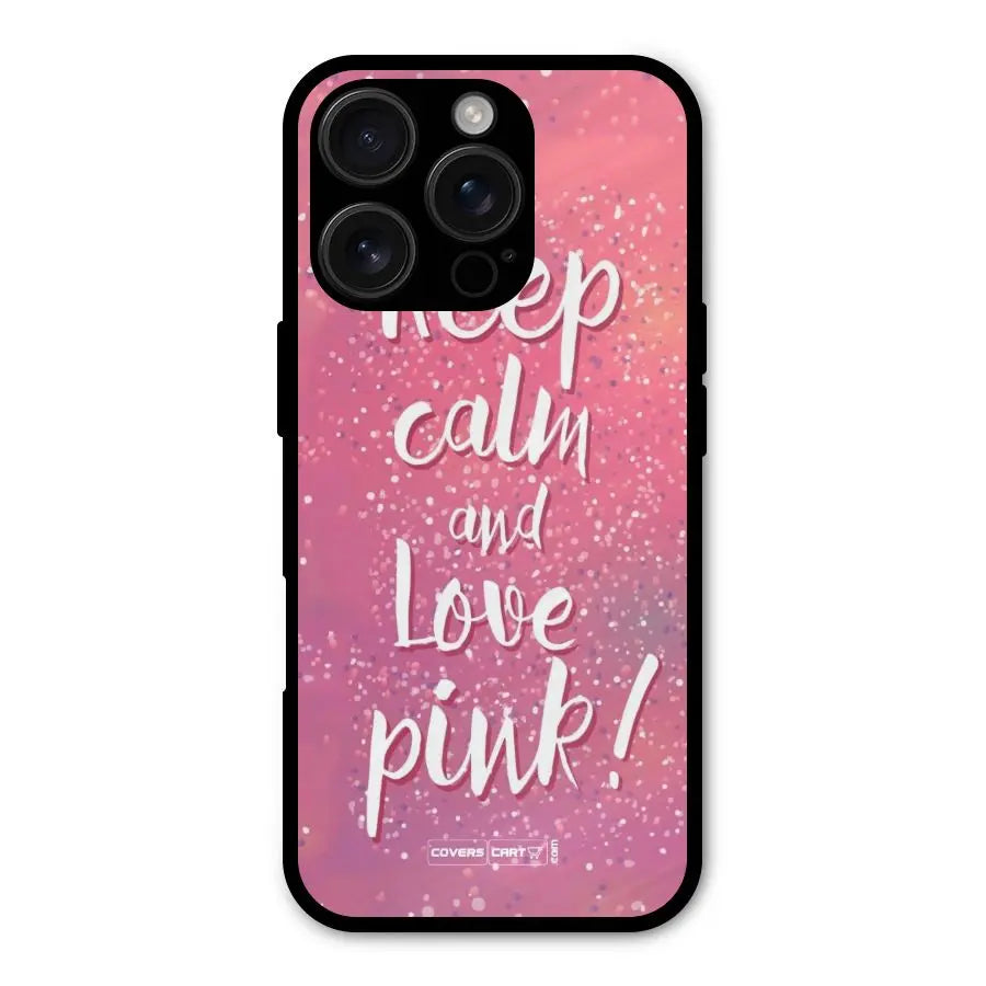 Love Pink Shockproof Hybrid Protection (Metal + TPU) Back Case Cover CoversCart