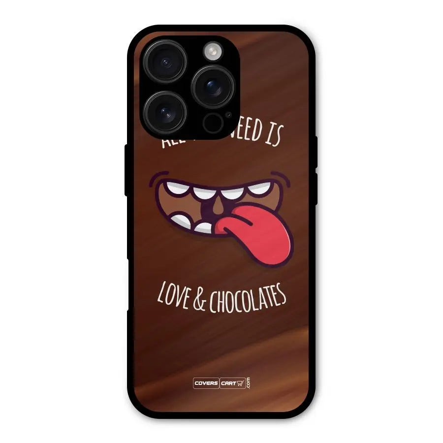 Love and Chocolates Shockproof Hybrid Protection (Metal + TPU) Back Case Cover CoversCart
