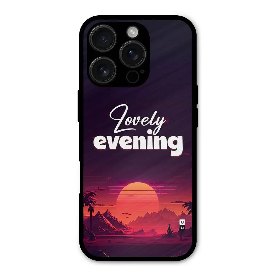 Lovely Evening Shockproof Hybrid Protection (Metal + TPU) Back Case Cover CoversCart