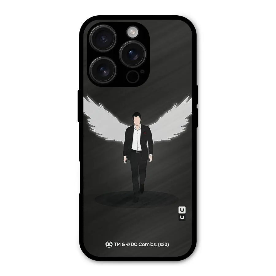 Lucifer Minimalistic Archangel Art Shockproof Hybrid Protection (Metal + TPU) Back Case Cover CoversCart