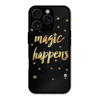 Magic Happens Shockproof Hybrid Protection (Metal + TPU) Back Case Cover CoversCart