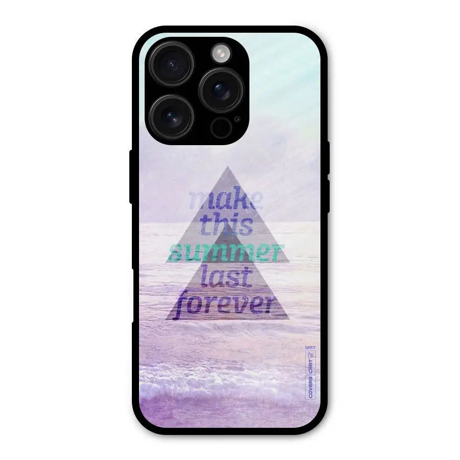 Make This Summer Last Forever Shockproof Hybrid Protection (Metal + TPU) Back Case Cover CoversCart