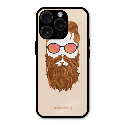 Man in Beard Shockproof Hybrid Protection (Metal + TPU) Back Case Cover
